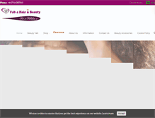 Tablet Screenshot of fab4hairnbeauty.com
